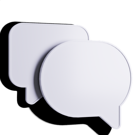 Free Chat Bubble  3D Icon