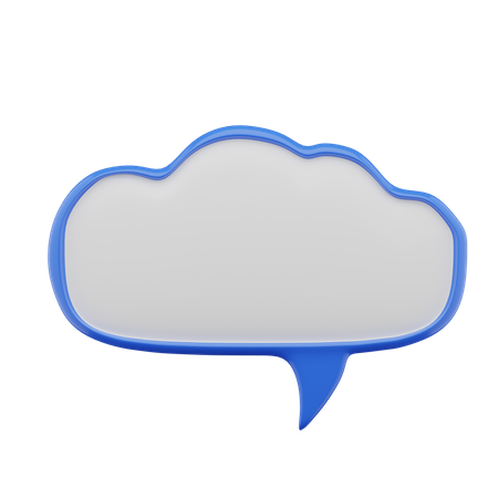 Free Chat Bubble  3D Icon
