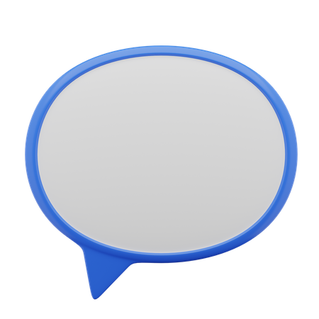 Free Chat Bubble  3D Icon