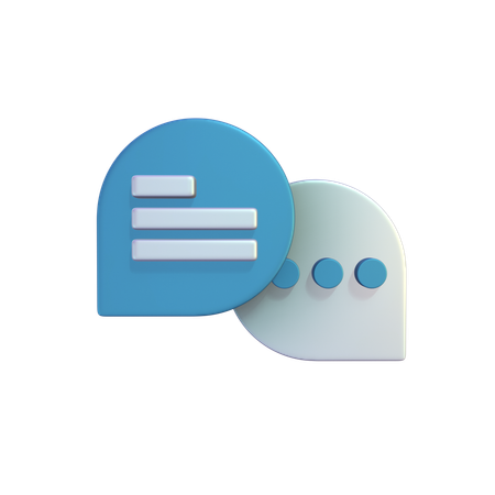 Free Bulle de discussion  3D Icon