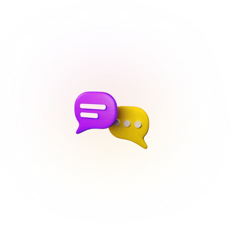 Free Chatting 3D Illustration