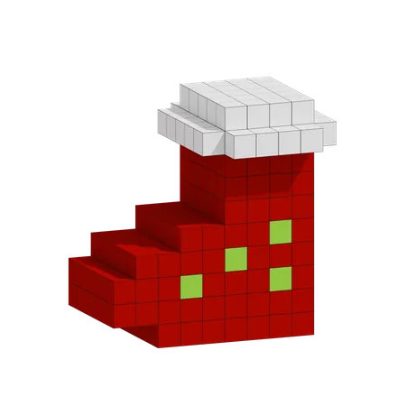 Free Chaussette de Noël  3D Icon