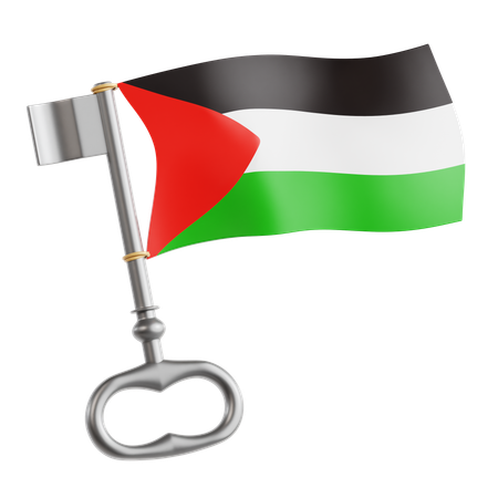 Free Chave palestina  3D Icon