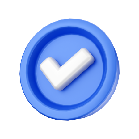 Free Check  3D Icon