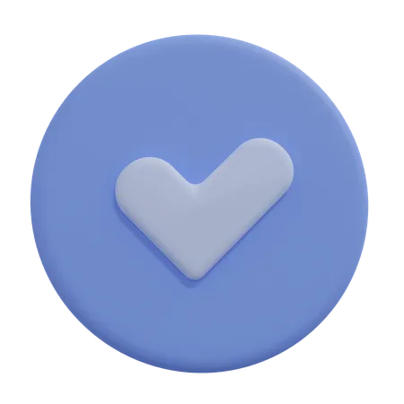 Free Check Mark  3D Icon