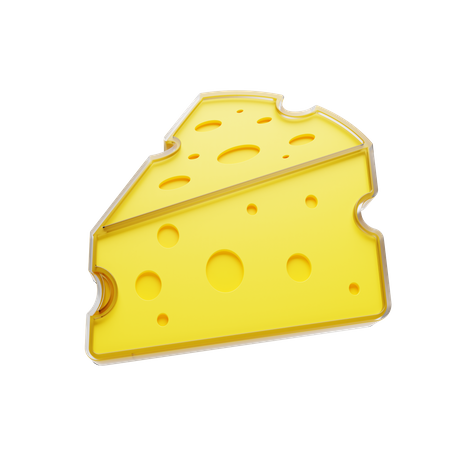 Free Cheese  3D Icon