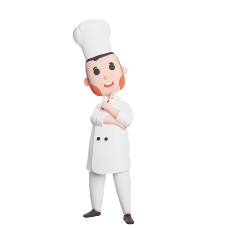 Free Chef attentionné  3D Icon