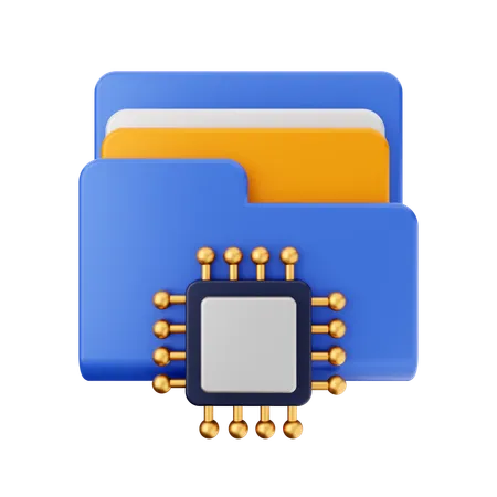 Free Chip Folder  3D Icon