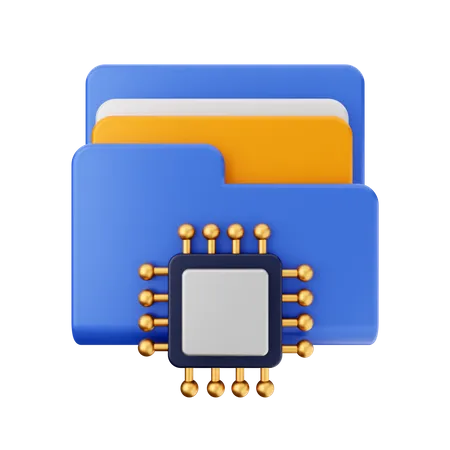 Free Chip Folder  3D Icon