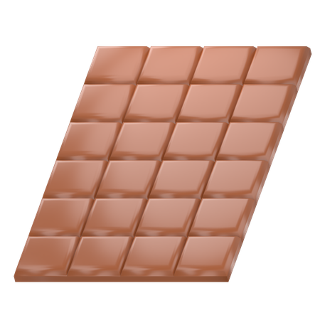 Free Chocolate Bar  3D Icon
