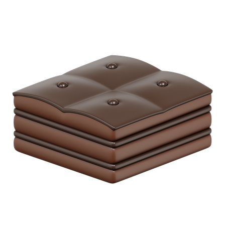 Free Chocolate Brownies  3D Icon