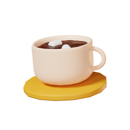 Free Chocolate quente  3D Icon