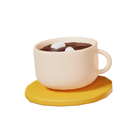 Free Chocolate quente  3D Icon