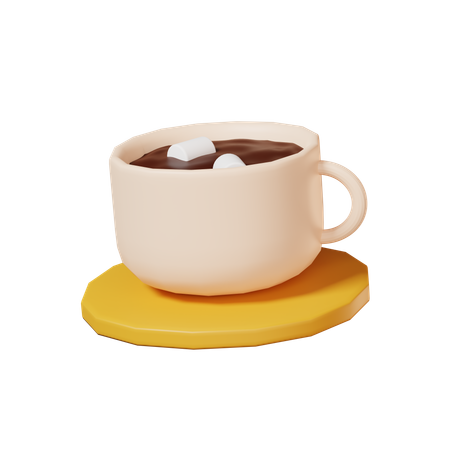 Free Chocolate quente  3D Icon