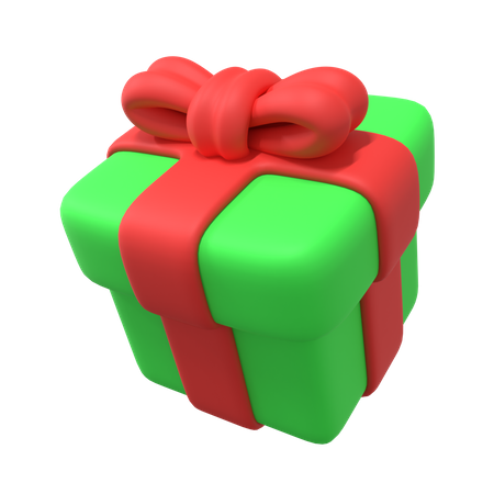 Free Christmas Gift  3D Icon