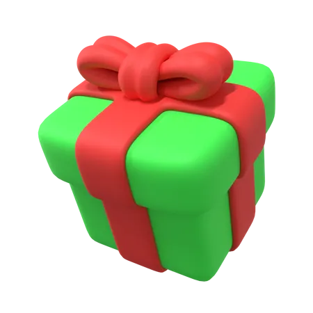 Free Christmas Gift 3D Illustration