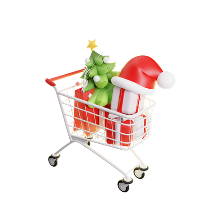 Free Christmas Shopping  3D Icon