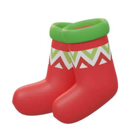 Free Christmas Sock  3D Icon