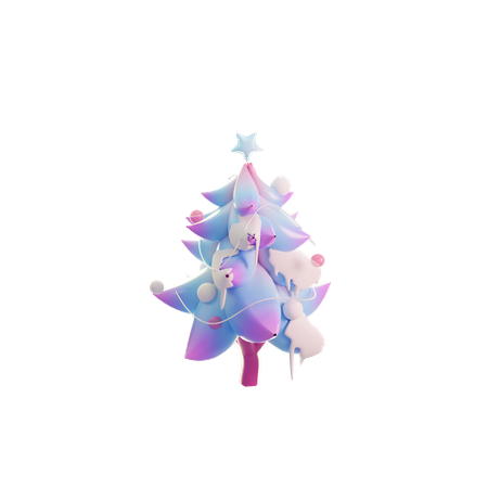 Free Christmas Tree  3D Icon