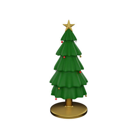 Free Christmas Tree  3D Illustration