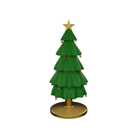 Free Christmas Tree  3D Illustration