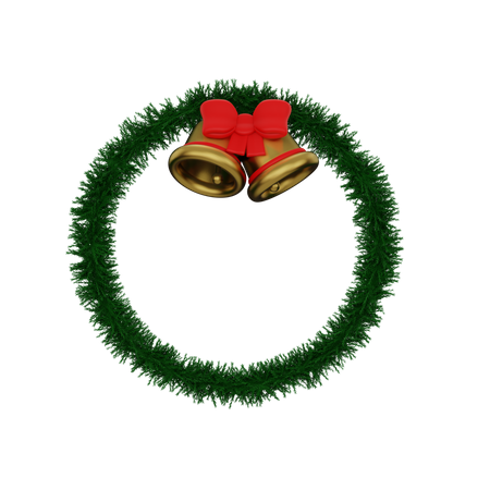 Free Christmas Wreath  3D Icon