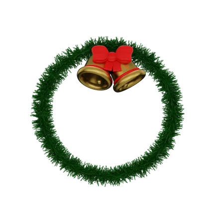 Free Christmas Wreath  3D Illustration