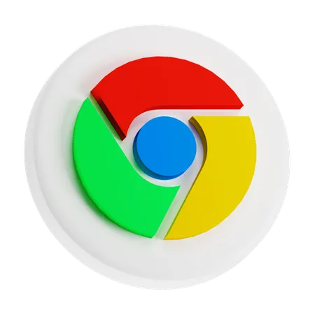 Free Chrome  3D Icon