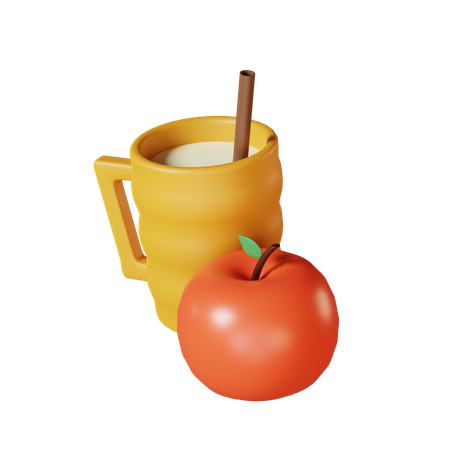 Free Cidra de maçã  3D Icon