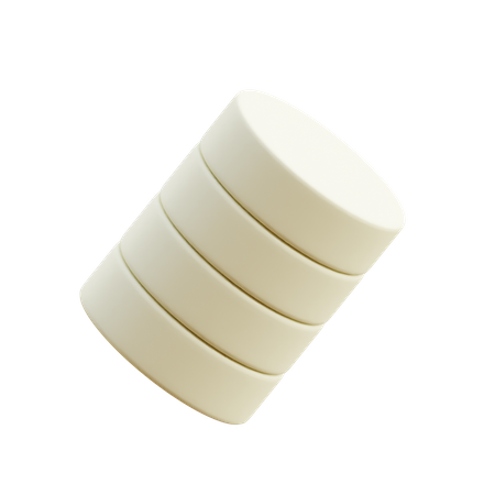 Free Cilindro de pilha quádrupla  3D Icon