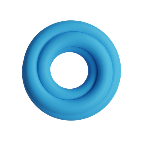Free Círculo duplo  3D Icon