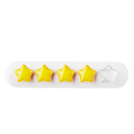 Free Classificação de cinco estrelas  3D Icon