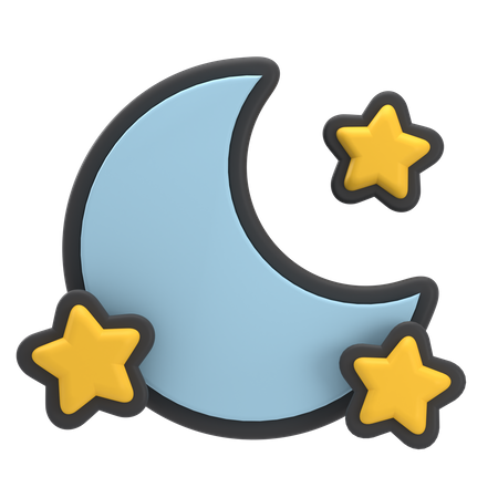 Free Clear Night  3D Icon