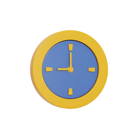 Free Clock  3D Icon