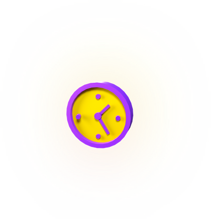Free Clock  3D Icon