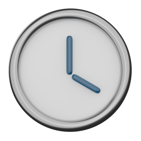 Free Clock  3D Icon