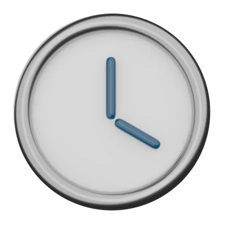 Free Clock  3D Icon