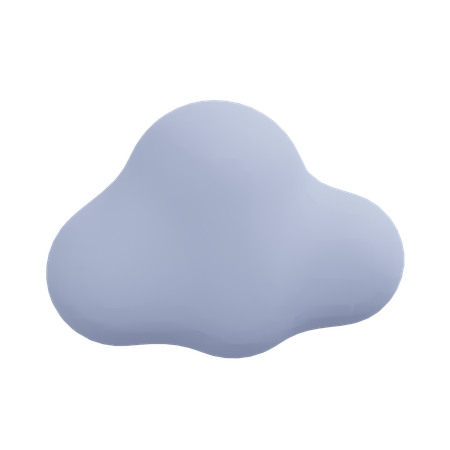 Free Cloud  3D Icon