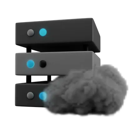 Free Cloud Server  3D Illustration
