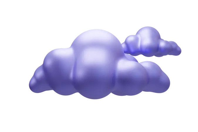 Free Clouds  3D Icon