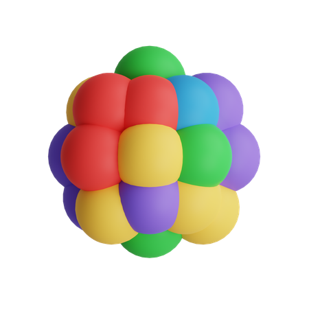 Free Balão cluster  3D Illustration