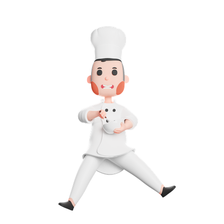 Free Cocinero profesional  3D Icon