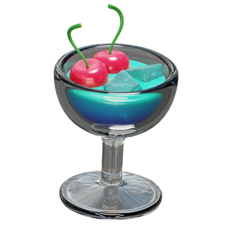 Free Mocktails  3D Icon