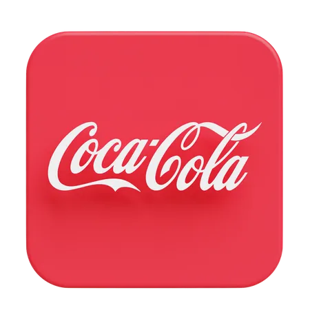 Free Coco Cola  3D Logo