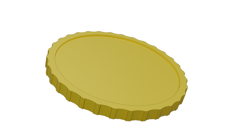 Free Coin  3D Icon