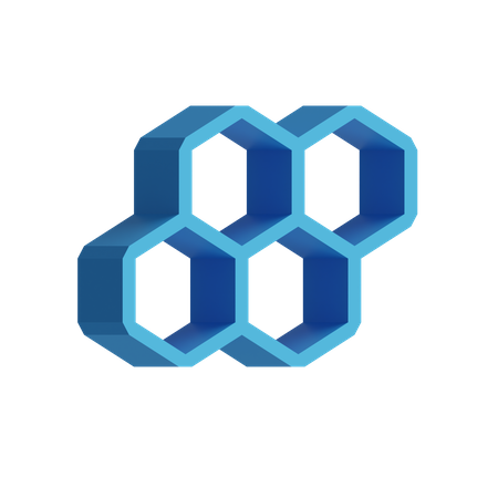 Free Colmena hexagonal  3D Illustration