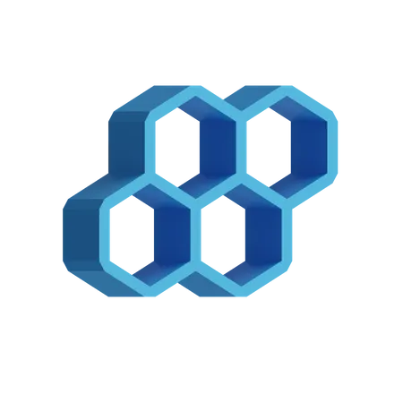 Free Colmena hexagonal  3D Illustration