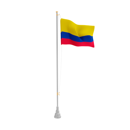 Free Colombia  3D Flag