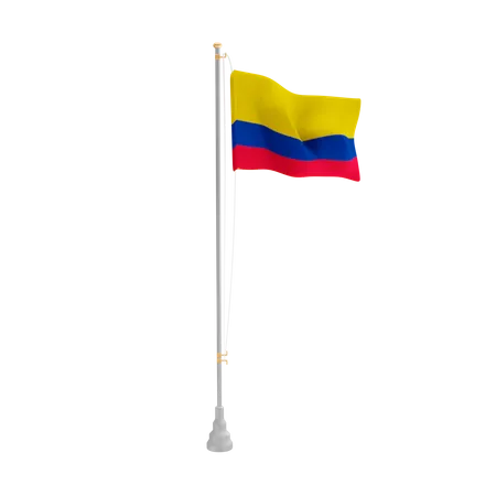 Free Colombia  3D Flag