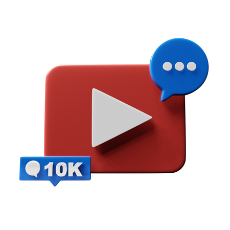 Free Comentario  3D Icon